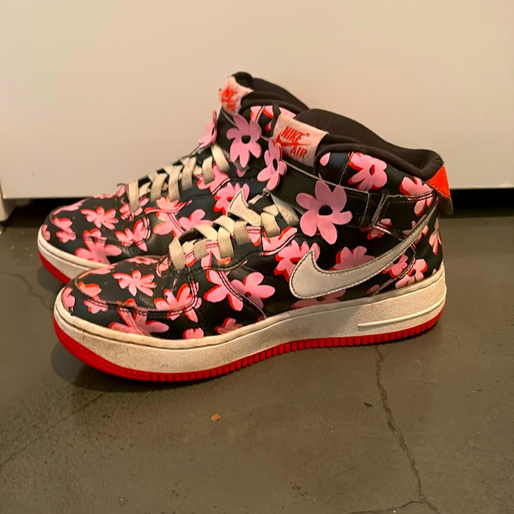 Nike Air Force 1 Mid Top Pink Floral